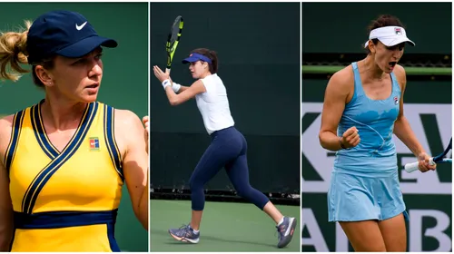 „Româncele sunt furioase!” Reacția WTA după ce Simona Halep, Sorana Cîrstea și Irina Begu s-au calificat în turul trei la Indian Wells