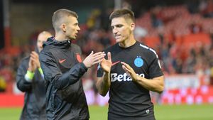 S-a rupt titularul FCSB. A cerut schimbare în prima repriză