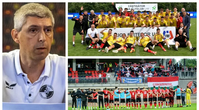 Președintele FK Csikszereda, onorat că echipa U19 a devenit campioana României: ”Fotbalul, câteodată, îi mai ajută și pe cei mici.” Zoltan Szondy spune că altul e scopul clubului, nu să acceadă în Liga 1 cu echipa de seniori, și comparația făcută cu Sepsi OSK