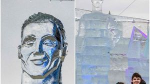 Blestemul statuii lui Cristiano Ronaldo! O nouă "operă" ce ar trebui să-l înfățișeze pe starul portughez, dar care nu are legătură cu realitatea FOTO