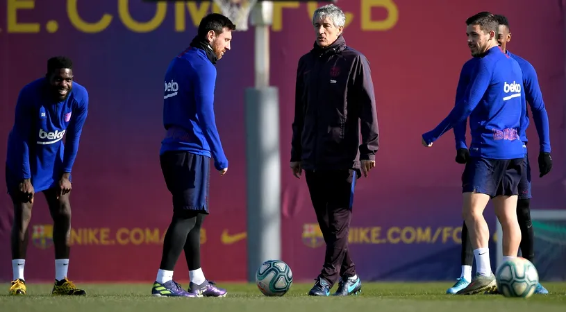 „Cutremur” la Barcelona! Leo Messi nu-l mai vrea pe Quique Setien. El este antrenorul care a fost văzut lângă Camp Nou. Catalanii au aflat totul