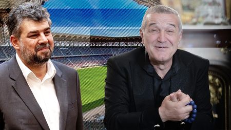 Gigi Becali îl cheamă invitat de onoare la FCSB - Dinamo, în Ghencea, pe Marcel Ciolacu! „Vino, bă, stai lângă mine, că ai fost băiat bun! Să te mândreşti că stai lângă Becali” | VIDEO