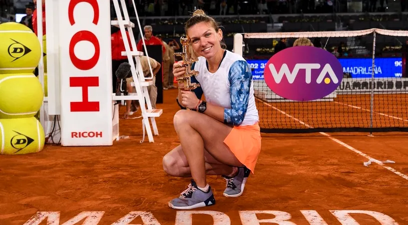 Simo-MadrileÃ±a. Halep e dictatoarea circuitului WTA în seria de turnee Premier Mandatory. Nicio altă jucătoare nu a mai reușit ceea ce a făcut românca în capitala Spaniei | STATISTICĂ‚