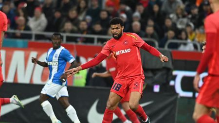 Malcom Edjouma acuză că FCSB a pierdut două puncte cu Universitatea Craiova din cauza arbitrajului! Ce fază reclamă jucătorii roș-albaștri