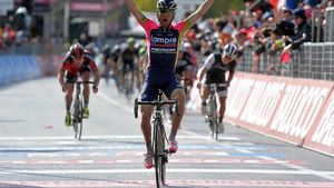 Ulise pe munte. Diego Ulissi a câștigat etapa a cincea din Giro. Evans le-a luat șase secunde contracandidaților