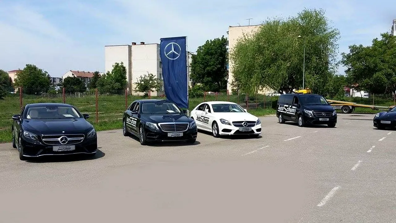 Vedetele Mercedes fac paradă în Satu Mare