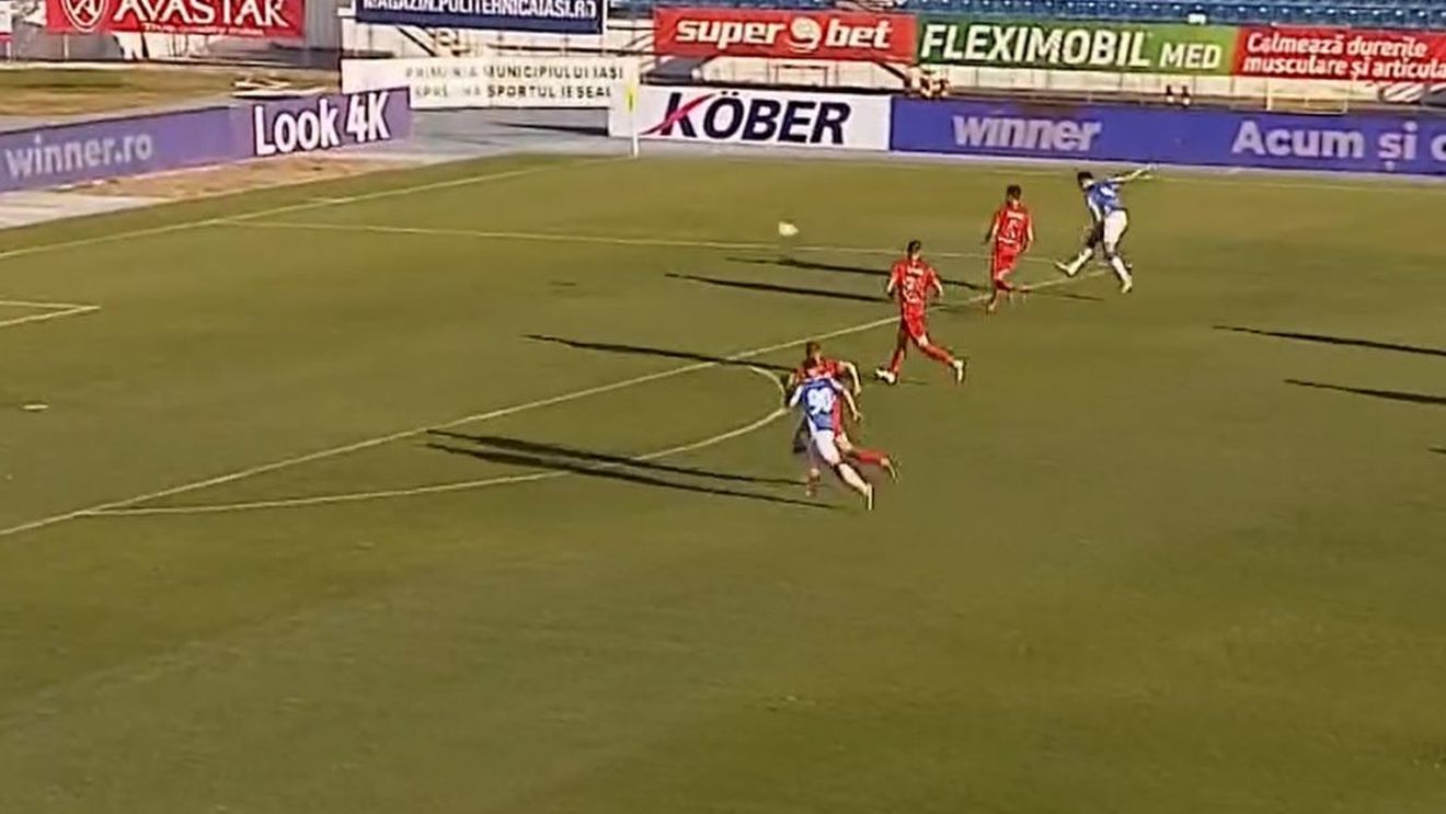 Borja Valle, provocat de Dzenan Zajmovic! Gol fabulos al atacantului lui Poli Iași cu Gaz Metan Mediaș, la primul meci în Liga 1 | FOTO