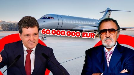 EXTRA Ion Țiriac i-a dat lui Nicușor Dan avionul de 60.000.000 de euro pentru care a stat „în cușcă” 5 ore!