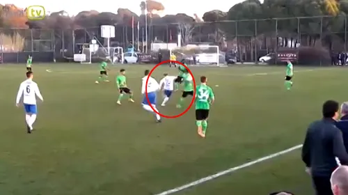 VIDEO – „Bend it like… Florin Cernat!” Românul e comparat cu Beckham pentru un gol fabulos de la mijlocul terenului