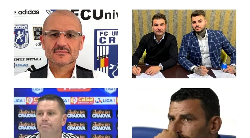 Cât a cheltuit FC U Craiova cu cei trei antrenori demiși! Suma e halucinantă, de ordinul sutelor de mii de euro