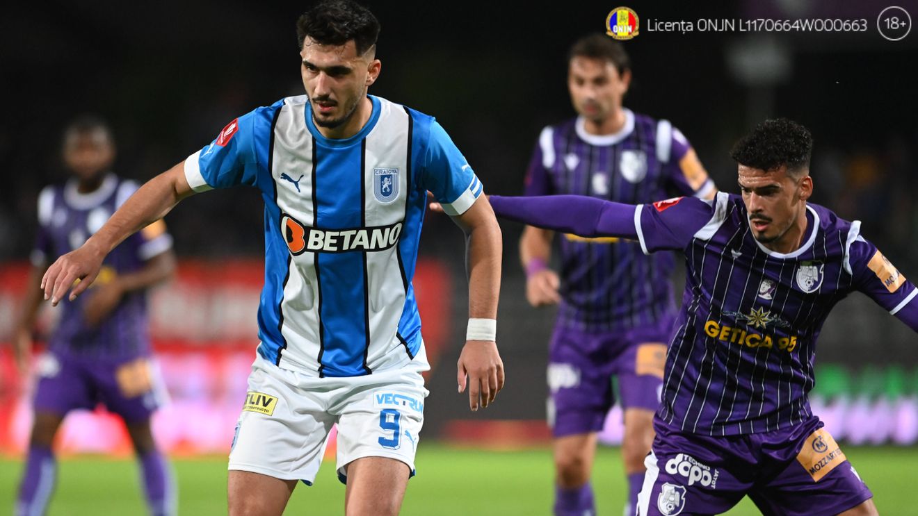 ADVERTORIAL | Pariază pe marcatorul favorit în Universitatea Craiova – FC Argeș și profită de asigurarea VAR oferită de Betano