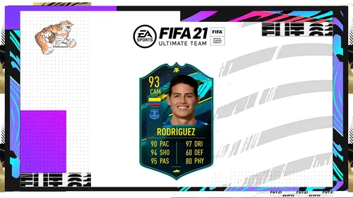 James Rodriguez a primit un card Flashback în FIFA 21! Cum îl poți obține