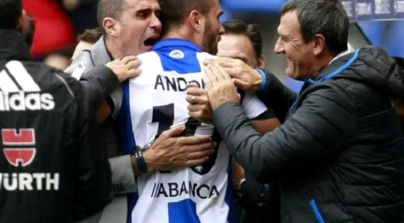 Andone n-a mai marcat, dar SuperDepor a câștigat un punct important în Primera! Espanyol - Deportivo La Coruna 1-1