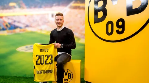 OFICIAL | Marco Reus și-a prelungit contractul cu Borussia Dortmund! Neamțul chinuit de accidentări a semnat pe cinci sezoane