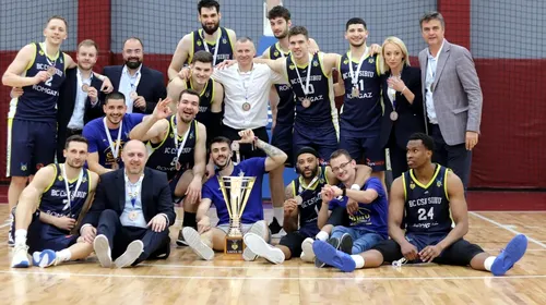 Rapid, doar locul 4 în Liga Națională de baschet masculin! CSU Sibiu a luat medalia de bronz