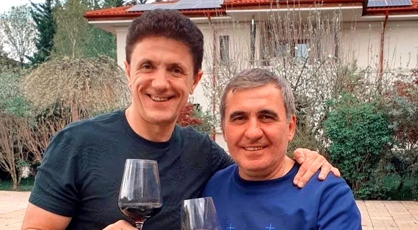 Imagine de milioane cu Gheorghe Hagi și Gică Popescu! Cum și-au sărbătorit ziua onomastică, după victoria din Farul - CFR Cluj | FOTO