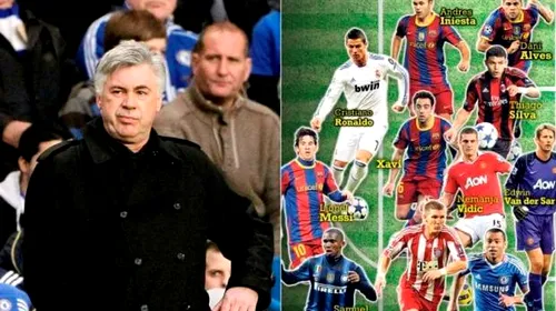 Un mare rival al lui Chelsea**: Patru „extratereștri” în echipa ideală! Ancelotti: „Nu vreau Barcelona”