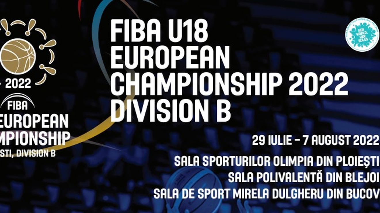 Campionatul European de baschet masculin U18 se dispută în trei săli din județul Prahova! 22 de echipe naționale masculine la start