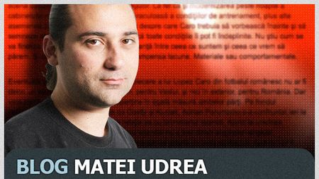 Editorial Matei Udrea: Acasă la performanță