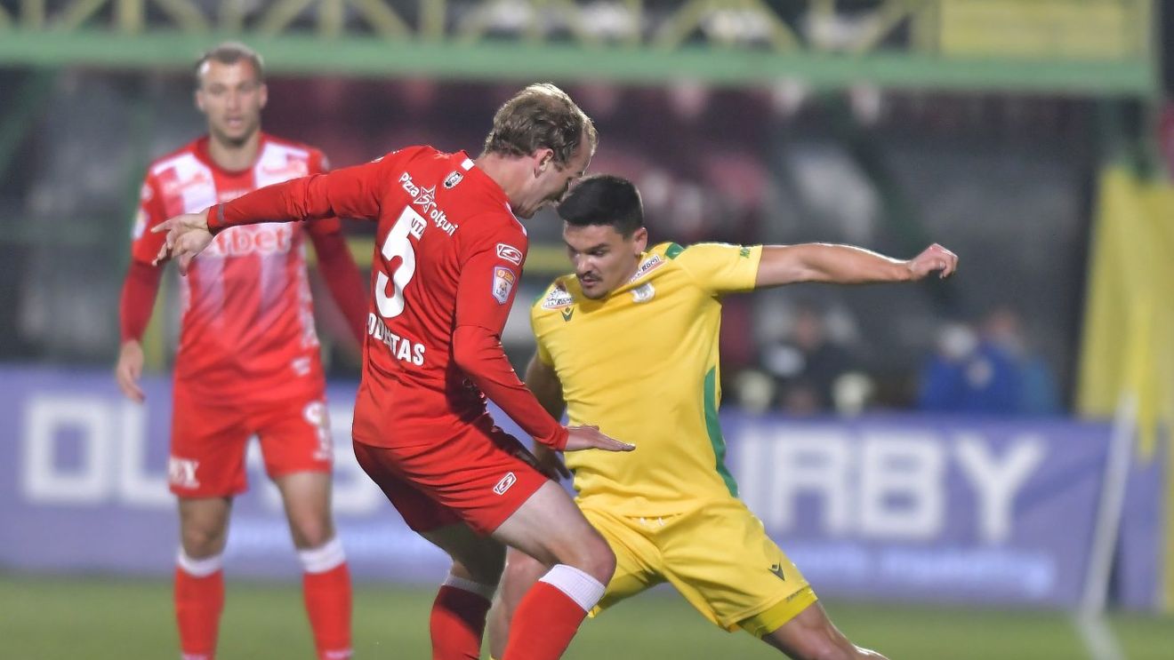 CS Mioveni - UTA 0-0. Guilherme Garutti și Filip Dangubic au pe conștiință remiza albă, după ce s-au întrecut în ratări