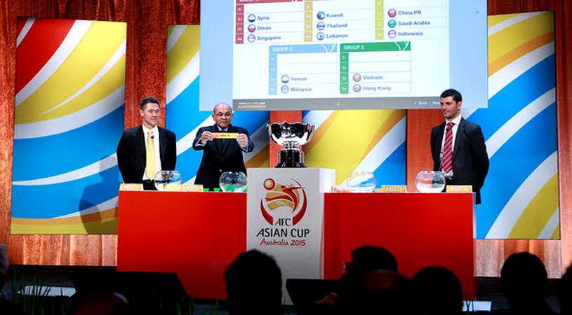Componența grupelor la turneul final al Cupei Asiei pe Națiuni din 2015