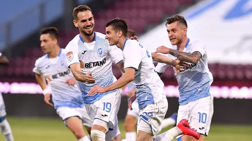 Cum arată clasamentul din play-off-ul Ligii 1 cu CS Universitatea Craiova lider | FOTO