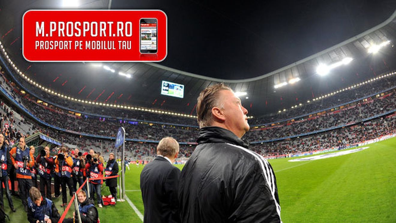 Van Gaal: "Am fost foarte norocoși"