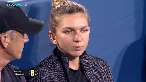 SUPERB! Schimb de replici între Halep și Cahill cu avantaj Simona. Antrenorul australian a încheiat perfect: 