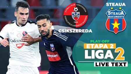 Steaua, prima echipă care pleacă neînvinsă în acest sezon de la Miercurea Ciuc, dar Csikszereda rămâne la șase puncte în fața sa