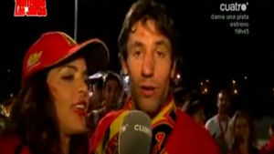 VIDEO** Capdevila a refuzat să o sărute pe Miss Argentina în "stil Casillas-Carbonero"