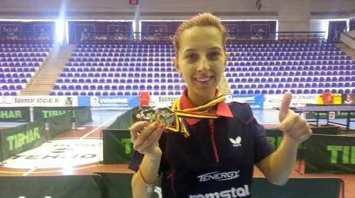 Samara a câștigat duelul stângacelor cu Cristina Hîrîci și a încheiat cu trei medalii de aur Naționalele de tenis de masă