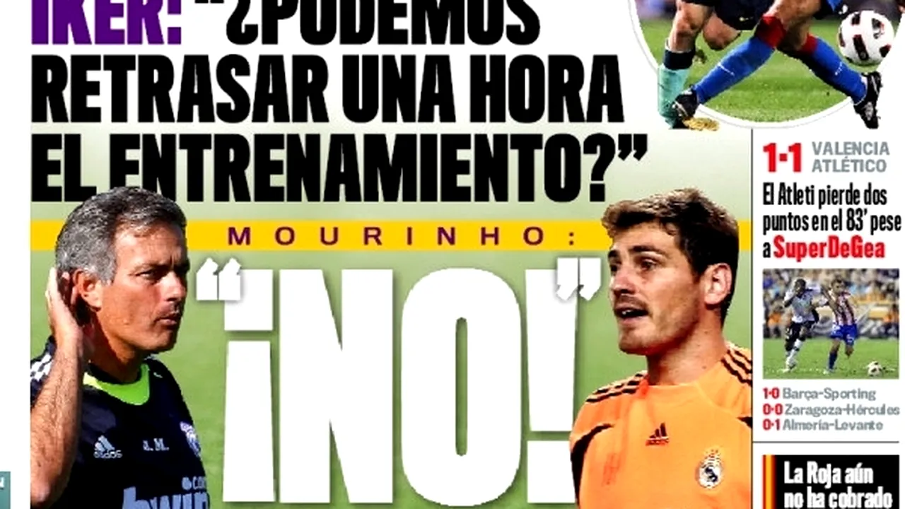 Prima confruntare antrenor-jucători la Real!** Cum i-a închis Mourinho gura lui Casillas