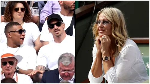 „Zeul” Zlatan Ibrahimovic și „zeița” Nadia Comăneci, suporteri de lux pentru Novak Djokovic la finala Roland Garros! Suedezul a urmărit meciul împreună cu Kylian Mbappe | FOTO