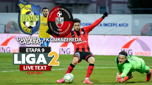 FK Csikszereda câștigă la Dunărea Călărași și continuă să spere la un loc de baraj de promovare. Ciucanii au beneficiat și de un autogol