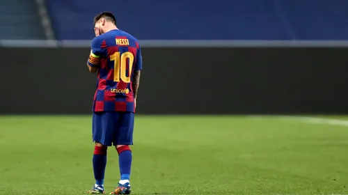 Așa arată durerea! Imaginea virală cu <i class='ep-highlight'>Leo</i> <i class='ep-highlight'>Messi</i> și Ter Stegen, surprinsă la pauza meciului cu Bayern | FOTO
