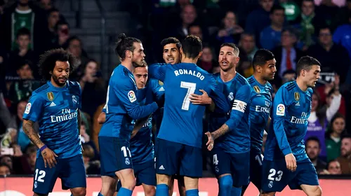 Nebunie în Betis – Real Madrid! Opt goluri și o bornă istorică pentru „galactici”