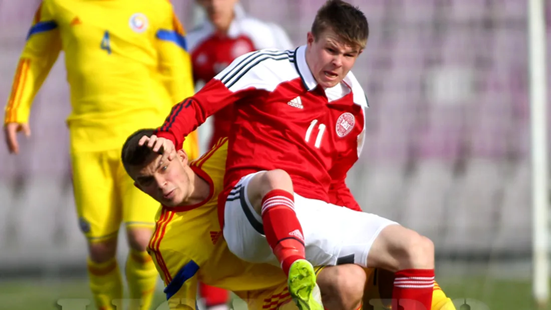 România U18 a câștigat primul test de la Timișoara cu Danemarca.** Ciocâldău și Botă au înscris pentru tricolori