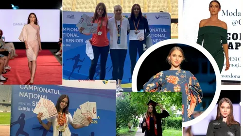 Ea e atleta model! Maria Mihalache, multiplă campioană la 100 și 200 de metri, iubește să fie în lumina reflectoarelor și se pregătește să meargă la universitate în America