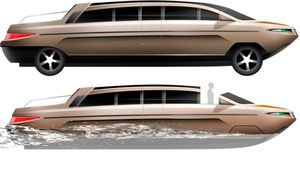 Visul miliardarilor lumii s-a îndeplinit: e iaht sau limuzină?** Nici nu-ți trece prin cap cum s-au gândit unii să folosească amfibia de lux! FOTO