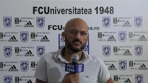 FC U Craiova, „lovită” chiar înainte să reia lupta la promovare. Oltenii lui Mititelu au pierdut un jucător-cheie: „Și-a suspendat activitatea fotbalistică!”