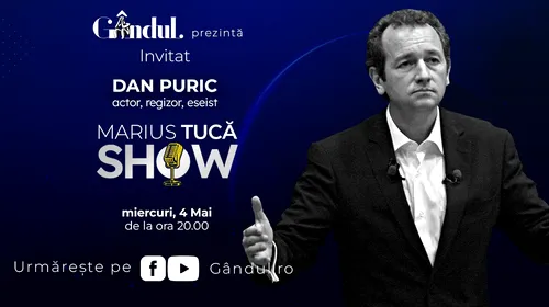 Marius Tucă Show începe miercuri, 4 mai, de la ora 20.00, live pe gandul.ro