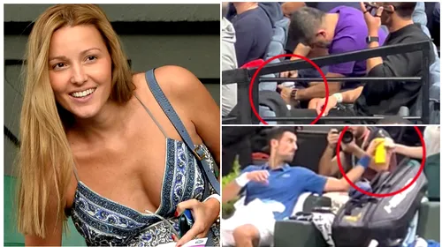 Soția lui Novak Djokovic rupe tăcerea după apariția filmulețului cu băutura misterioasă a sârbului: „Nu are voie?” De ce s-au ascuns membrii staff-ului în timp ce preparau „poțiunea” | VIDEO