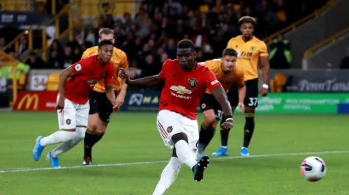 Paul Pogba, victima unor atacuri rasiste, după ce a ratat un penalty pentru <i class='ep-highlight'>Manchester</i> <i class='ep-highlight'>United</i> în meciul cu Wolves. Clubul încearcă identificarea persoanelor