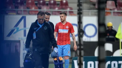 Dezastru pentru FCSB: Pintilii a ieșit accidentat și riscă să rateze derby-ul cu CFR. MM Stoica și-a pus mâinile în cap