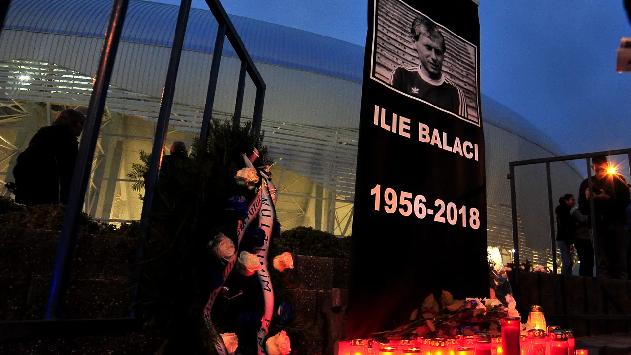 Omagiul adus de olteni în memoria lui Ilie Balaci: 