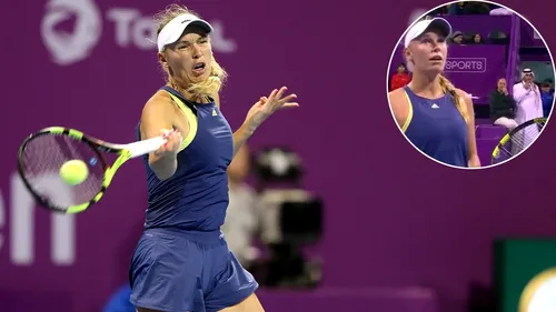 Caroline Wozniacki, asaltată de mesaje de la români după ce a făcut-o trișoare pe Monica Niculescu: 