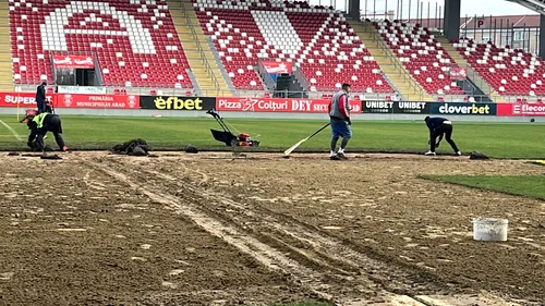 UTA a luat în serios avertismentul LPF și a trecut la înlocuirea parțială a gazonului | FOTO