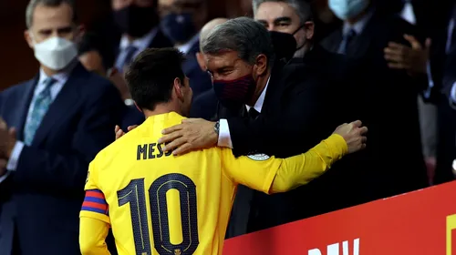Joan Laporta dă o veste minunată fanilor celor de la FC Barcelona! „Reînnoirea contractului lui Leo Messi progresează într-un mod adecvat”