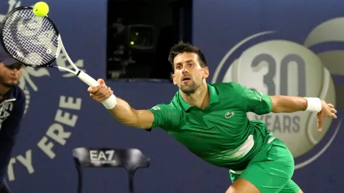 Surpriza anului în tenis! Novak Djokovic, eliminat de numărul 123 ATP în sferturi la Dubai! Sârbul a pierdut locul 1 mondial | VIDEO