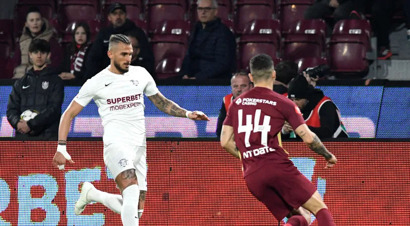 Marko Dugandzic, după CFR Cluj - Rapid 2-2, despre perioada petrecută în Gruia: „Nu au avut destulă răbdare cu mine”